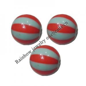 Handmade Solid Acrylic Beads, Round 16mm, Sold by Bag