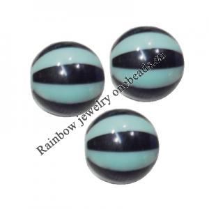 Handmade Solid Acrylic Beads, Round 12mm, Sold by Bag