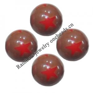 Handmade Solid Acrylic Beads, Round 16mm, Sold by Bag