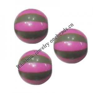 Handmade Solid Acrylic Beads, Round 16mm, Sold by Bag