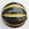 Imitation Wood Acrylic Beads, Fluted Round 21mm  Sold by Bag 