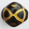 Imitation Wood Acrylic Beads, 23x22mm Hole:4mm, Sold by Bag 