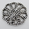 Bead Caps Zinc Alloy Jewelry Findings Lead-free, 18x18mm, Hole:2mm, Sold by Bag