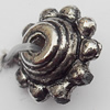 Bead Zinc Alloy Jewelry Findings Lead-free, 6x10mm Hole:1.5mm, Sold by Bag