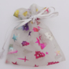 Organza Gift Jewelry Bag, 70x90mm Sold by Bag