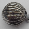 Bead Zinc Alloy Jewelry Findings Lead-free, 6x6mm Hole:1mm, Sold by Bag