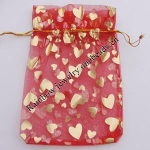 Organza Gift Jewelry Bag, 90x120mm Sold by Bag