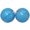 Colorful Acrylic Beads , Round 16mm, Sold by Bag