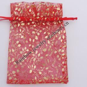 Organza Gift Jewelry Bag, 70x90mm Sold by Bag