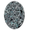 Spray-Painted Acrylic Beads, Flat Oval 35x26mm Hole:2mm, Sold by Bag