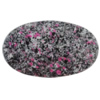 Spray-Painted Acrylic Beads, Flat Oval 51x31mm Hole:3mm, Sold by Bag