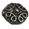 Bead Zinc Alloy Jewelry Findings Lead-free, 11mm Hole:1mm, Sold by Bag