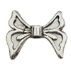 Bead Zinc Alloy Jewelry Findings Lead-free, Wing 15x12mm Hole:1mm, Sold by Bag