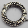 Bead Zinc Alloy Jewelry Findings Lead-free, Donut O:17mm I:10mm, Sold by Bag