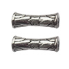 Bead Zinc Alloy Jewelry Findings Lead-free, Tube 14x5mm Hole:1.5mm, Sold by Bag
