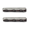  Bead Zinc Alloy Jewelry Findings Lead-free,Tube, 15x3mm Hole:2mm, Sold by Bag