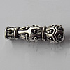 Bead Zinc Alloy Jewelry Findings Lead-free, 23x7mm Hole:2.5mm, Sold by Bag