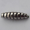  Bead Zinc Alloy Jewelry Findings Lead-free, 18x5mm Hole:1mm, Sold by Bag