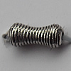  Bead Zinc Alloy Jewelry Findings Lead-free, 9x4mm Hole:1mm, Sold by Bag