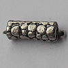  Bead Zinc Alloy Jewelry Findings Lead-free, 7x15mm Hole:3mm, Sold by Bag