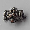  Bead Zinc Alloy Jewelry Findings Lead-free, 7x8mm Hole:2mm, Sold by Bag