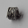  Bead Zinc Alloy Jewelry Findings Lead-free, 4x7mm Hole:3mm, Sold by Bag