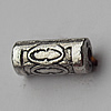  Bead Zinc Alloy Jewelry Findings Lead-free, 14x6mm Hole:2mm, Sold by Bag