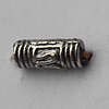  Bead Zinc Alloy Jewelry Findings Lead-free, 4x9mm Hole:1mm, Sold by Bag