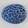 Crackle Acrlylic Beads, Flat Teardrop 38x33mm, Hole:1.5mm, Sold by Bag
