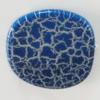 Crackle Acrlylic Beads, 36x27mm, Hole:2mm, Sold by Bag