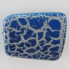Crackle Acrlylic Beads, Trapezium 33x29mm, Hole:3mm, Sold by Bag