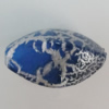 Crackle Acrlylic Beads, Twist Edge Oval 26x14mm, Hole:2mm, Sold by Bag