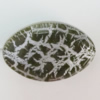 Crackle Acrlylic Beads, Flat Oval 29x20mm, Hole:1.5mm, Sold by Bag