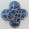 Crackle Acrlylic Beads, 27mm, Hole:1mm, Sold by Bag