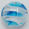 Handmade Lampwork Beads, Flat Round 20mm Hole:1mm, Sold by PC