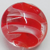 Handmade Lampwork Beads, Flat Round 20mm Hole:1mm, Sold by PC