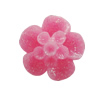 Resin Cabochons, No Hole Headwear & Costume Accessory, Flower 12mm, Sold by Bag