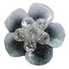 Resin Cabochons, No Hole Headwear & Costume Accessory, Flower 12mm, Sold by Bag