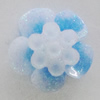 Resin Cabochons, No Hole Headwear & Costume Accessory, Flower 12mm, Sold by Bag