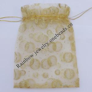 Organza Gift Jewelry Bag, 70x90mm Sold by Bag