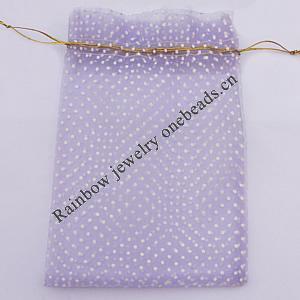 Organza Gift Jewelry Bag, 90x120mm Sold by Bag