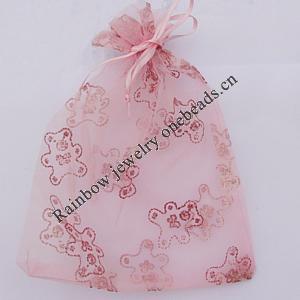 Organza Gift Jewelry Bag, 70x90mm Sold by Bag