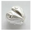 Sterling Silver Beads European Style, Heart, 12x10.6mm, Hole:Approx 4.7MM, Sold by PC