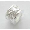 Sterling Silver Beads European Style, Tube, 9.5x6mm, Hole:Approx 5.5MM, Sold by PC