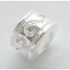 Sterling Silver Beads European Style, Tube, 10x6mm, Hole:Approx 5.5MM, Sold by PC