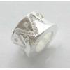 Sterling Silver Beads European Style, Tube, 10x6mm, Hole:Approx 5.6MM, Sold by PC