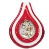 Murano Lampwork Pendants, Teardrop 60x45mm Hole:10mm, Sold by PC