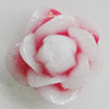 Resin Cabochons, No Hole Headwear & Costume Accessory, Flower 14mm, Sold by Bag