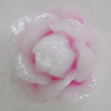 Resin Cabochons, No Hole Headwear & Costume Accessory, Flower 14mm, Sold by Bag