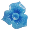 Resin Cabochons, No Hole Headwear & Costume Accessory, Flower 18mm, Sold by Bag